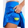 imageCRZ YOGA Cute Pleated Skirts for Women High Waisted Tennis Golf Skorts with Pockets Casual Athletic Workout SkaterSparkle Blue