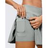 imageCRZ YOGA Cute Pleated Skirts for Women High Waisted Tennis Golf Skorts with Pockets Casual Athletic Workout SkaterSterling