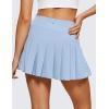 imageCRZ YOGA Cute Pleated Skirts for Women High Waisted Tennis Golf Skorts with Pockets Casual Athletic Workout SkaterThe Breeze Blue
