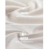 imageCRZ YOGA Fleece Lined Half Zip Sweatshirts for Men Mock Neck Pullover Sweat Shirts Casual Workout Daily SweatersMilky White Bone