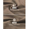 imageCRZ YOGA Fleece Lined Half Zip Sweatshirts for Men Mock Neck Pullover Sweat Shirts Casual Workout Daily SweatersNomad Grey