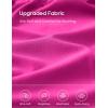 imageCRZ YOGA High Waisted Dolphin Athletic Running Shorts for Women 3quot High Split Comfy Mesh Liner for Gym Workout TrackHibiscus Purple