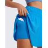 imageCRZ YOGA High Waisted Flowy Tennis Skirts for Women Pleated Casual Golf Athletic Pickleball Skorts with Shorts PocketsMadagascar Blue