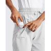imageCRZ YOGA Lightweight Capri for Women 23quot Cropped Casual Lounge Work Athletic Travel Pants with Pockets Quick Dry SummerPlatinum Grey