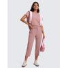 imageCRZ YOGA Lightweight Capri for Women 23quot Cropped Casual Lounge Work Athletic Travel Pants with Pockets Quick Dry SummerTwilight Rose Pink
