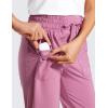 imageCRZ YOGA Lightweight Capri for Women 23quot Cropped Casual Lounge Work Athletic Travel Pants with Pockets Quick Dry SummerVelvet Dust