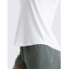 imageCRZ YOGA Lightweight Racerback Tank Tops for Women High Neck Workout Athletic Running Sleeveless ShirtsWhite