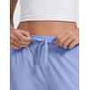 imageCRZ YOGA Lightweight Wide Leg Cropped Pants for Women 25quot High Waisted Loose Casual Lounge Travel Work Sweatpants SummerPeriwinkle Purple