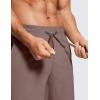 imageCRZ YOGA Mens 2 in 1 Running Shorts with Liner  7 Quick Dry for Workout Sports Athletic with PocketsBrown Rock