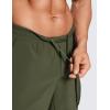 imageCRZ YOGA Mens 2 in 1 Running Shorts with Liner  7 Quick Dry for Workout Sports Athletic with PocketsDark Olive