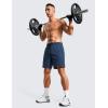 imageCRZ YOGA Mens 2 in 1 Running Shorts with Liner  7 Quick Dry for Workout Sports Athletic with PocketsElectric Blue