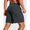 imageCRZ YOGA Mens 2 in 1 Running Shorts with Liner  7 Quick Dry for Workout Sports Athletic with PocketsInk Gray