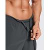 imageCRZ YOGA Mens 2 in 1 Running Shorts with Liner  7 Quick Dry for Workout Sports Athletic with PocketsInk Gray