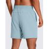 imageCRZ YOGA Mens 2 in 1 Running Shorts with Liner  7 Quick Dry for Workout Sports Athletic with PocketsLight Grayish Blue
