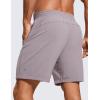 imageCRZ YOGA Mens 2 in 1 Running Shorts with Liner  7 Quick Dry for Workout Sports Athletic with PocketsLunar Rock