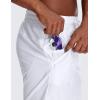 imageCRZ YOGA Mens 2 in 1 Running Shorts with Liner  7 Quick Dry for Workout Sports Athletic with PocketsWhite