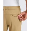 imageCRZ YOGA Mens All Day Comfy Golf Pants  28quot30quot32quot34quot Quick Dry Lightweight Work Casual Trousers with PocketsKhaki Sand