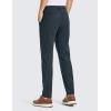 imageCRZ YOGA Mens All Day Comfy Golf Pants  28quot30quot32quot34quot Quick Dry Lightweight Work Casual Trousers with PocketsTrue Navy
