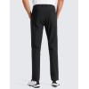 imageCRZ YOGA Mens All Day Comfy Golf Pants with 5Pocket 28quot30quot32quot34quot Quick Dry Lightweight Casual Work Stretch TrousersBlack