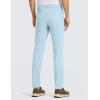 imageCRZ YOGA Mens All Day Comfy Golf Pants with 5Pocket 28quot30quot32quot34quot Quick Dry Lightweight Casual Work Stretch TrousersChambray Blue