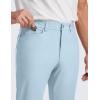 imageCRZ YOGA Mens All Day Comfy Golf Pants with 5Pocket 28quot30quot32quot34quot Quick Dry Lightweight Casual Work Stretch TrousersChambray Blue