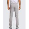 imageCRZ YOGA Mens All Day Comfy Golf Pants with 5Pocket 28quot30quot32quot34quot Quick Dry Lightweight Casual Work Stretch TrousersGull Gray