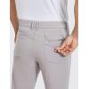 imageCRZ YOGA Mens All Day Comfy Golf Pants with 5Pocket 28quot30quot32quot34quot Quick Dry Lightweight Casual Work Stretch TrousersGull Gray