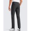 imageCRZ YOGA Mens All Day Comfy Golf Pants with 5Pocket 28quot30quot32quot34quot Quick Dry Lightweight Casual Work Stretch TrousersInk Gray
