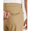 imageCRZ YOGA Mens All Day Comfy Golf Pants with 5Pocket 28quot30quot32quot34quot Quick Dry Lightweight Casual Work Stretch TrousersKhaki Sand