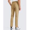 imageCRZ YOGA Mens All Day Comfy Golf Pants with 5Pocket 28quot30quot32quot34quot Quick Dry Lightweight Casual Work Stretch TrousersKhaki Sand