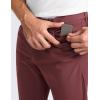 imageCRZ YOGA Mens All Day Comfy Golf Pants with 5Pocket 28quot30quot32quot34quot Quick Dry Lightweight Casual Work Stretch TrousersSaddle Brown