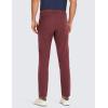 imageCRZ YOGA Mens All Day Comfy Golf Pants with 5Pocket 28quot30quot32quot34quot Quick Dry Lightweight Casual Work Stretch TrousersSaddle Brown