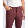 imageCRZ YOGA Mens All Day Comfy Golf Pants with 5Pocket 28quot30quot32quot34quot Quick Dry Lightweight Casual Work Stretch TrousersSaddle Brown