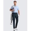imageCRZ YOGA Mens All Day Comfy Golf Pants with 5Pocket 28quot30quot32quot34quot Quick Dry Lightweight Casual Work Stretch TrousersTrue Navy