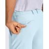 imageCRZ YOGA Mens All Day Comfy Golf Shorts  7quot9quot Stretch Lightweight Flat Front for Casual Work with PocketsChambray Blue