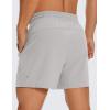 imageCRZ YOGA Mens Linerless Workout Shorts  5 Lightweight Quick Dry for Running Sports Athletic Gym with PocketsDark Chrome