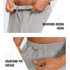 imageCRZ YOGA Mens Linerless Workout Shorts  5 Lightweight Quick Dry for Running Sports Athletic Gym with PocketsDark Chrome