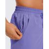 imageCRZ YOGA Mens Linerless Workout Shorts  5 Lightweight Quick Dry for Running Sports Athletic Gym with PocketsDark Lavender Purple