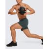 imageCRZ YOGA Mens Linerless Workout Shorts  5 Lightweight Quick Dry for Running Sports Athletic Gym with PocketsMelanite