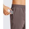 imageCRZ YOGA Mens Linerless Workout Shorts  7 Quick Dry for Running Sports Athletic Gym with PocketsBrown Rock