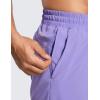imageCRZ YOGA Mens Linerless Workout Shorts  7 Quick Dry for Running Sports Athletic Gym with PocketsDark Lavender Purple