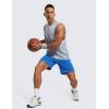 imageCRZ YOGA Mens Linerless Workout Shorts  7 Quick Dry for Running Sports Athletic Gym with PocketsSparkle Blue