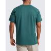 imageCRZ YOGA Mens Short Sleeve Mesh Workout Shirts Lightweight Breathable Running Athletic Training TShirt TopsForest Green