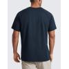 imageCRZ YOGA Mens Short Sleeve Mesh Workout Shirts Lightweight Breathable Running Athletic Training TShirt TopsTrue Navy