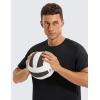 imageCRZ YOGA Mens Workout Short Sleeve TShirt Quick Dry Gym Athletic Running Stretchy Tee Shirts TopBlack