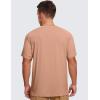 imageCRZ YOGA Mens Workout Short Sleeve TShirt Quick Dry Gym Athletic Running Stretchy Tee Shirts TopMocha Mousse