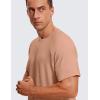 imageCRZ YOGA Mens Workout Short Sleeve TShirt Quick Dry Gym Athletic Running Stretchy Tee Shirts TopMocha Mousse
