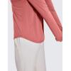 imageCRZ YOGA Pima Cotton Workout Long Sleeve Shirts for Women Athletic Crewneck Yoga Casual Tops Plain TShirtBriar Rose