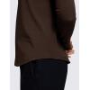 imageCRZ YOGA Pima Cotton Workout Long Sleeve Shirts for Women Athletic Crewneck Yoga Casual Tops Plain TShirtHot Fudge Brown
