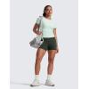 imageCRZ YOGA Secretsculpt Womens Butterlift High Waist Scrunch Butt Biker Shorts 4 Inches  No Front Seam Workout Gym BootyLegend Green